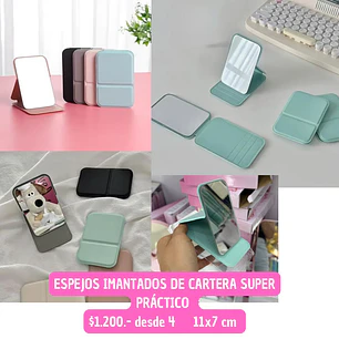 ESPEJOS IMANTADOR DE CARTEA (4 UNID)