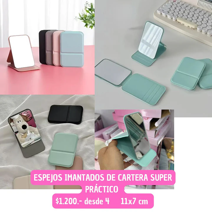 ESPEJOS IMANTADOR DE CARTEA (4 UNID) 1