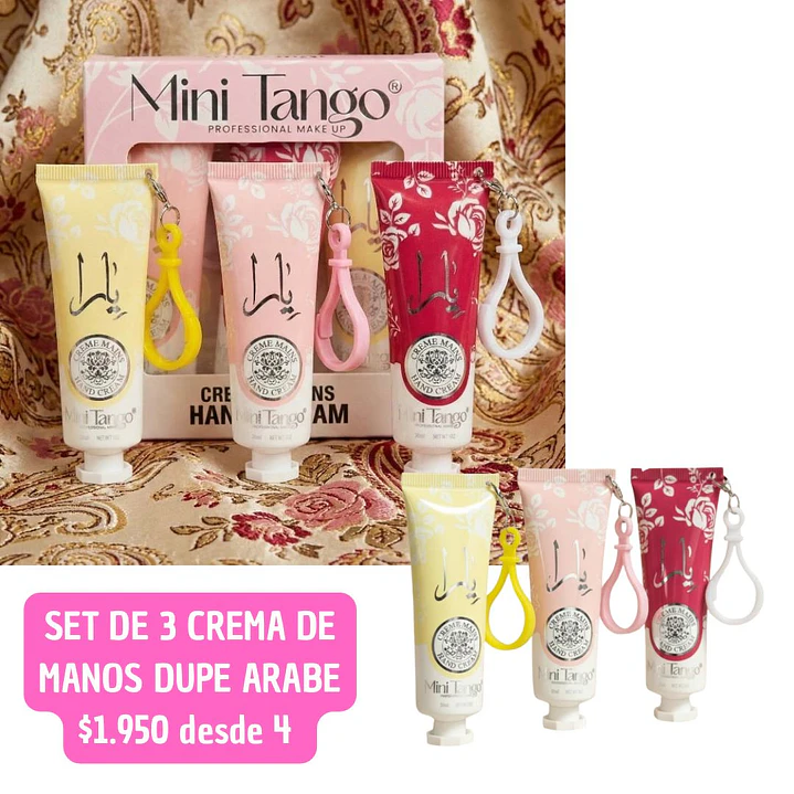SET DE 3 CREMA DE MANOS DUPE ARABE  (4UNID) 1