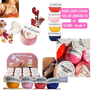 MINI CREMA DUPE SOL DE JANEIRO 55 ML (4UNID)