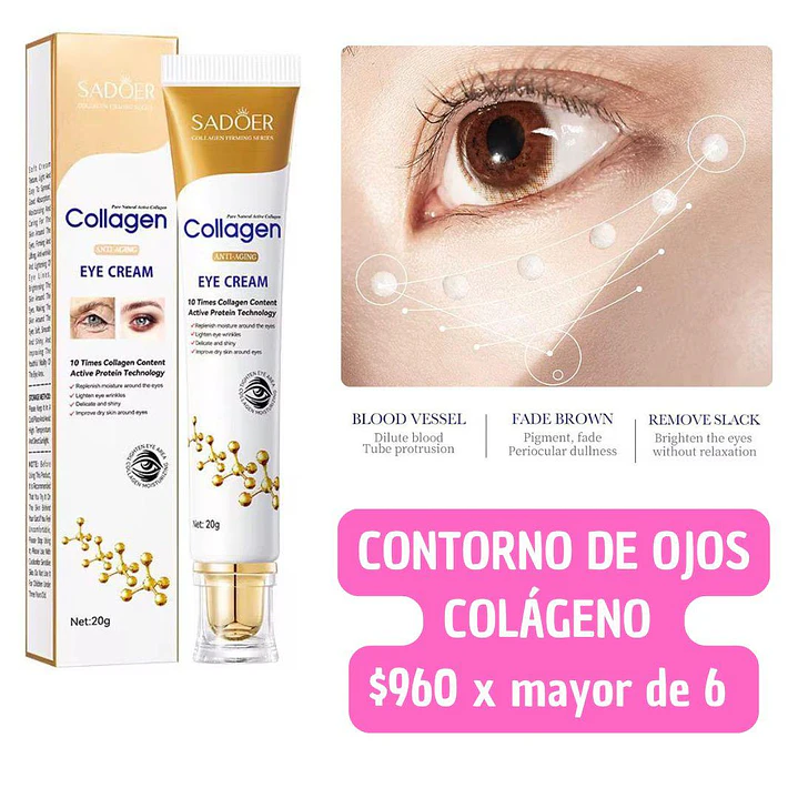 CONTORNO DE OJOS COLAGENO (6UNID) 1