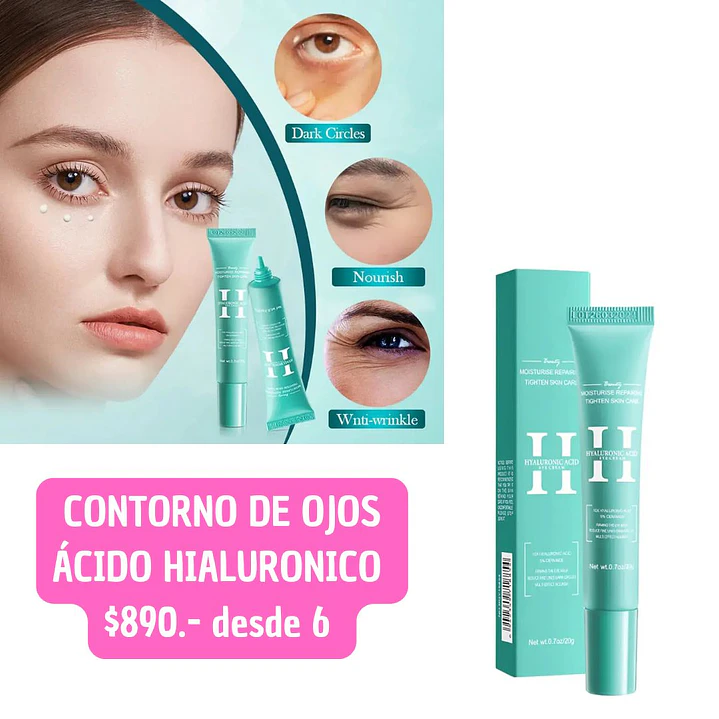 CONTORNO DE OJOS ACIDO HIALURONICO (6UNID) 1