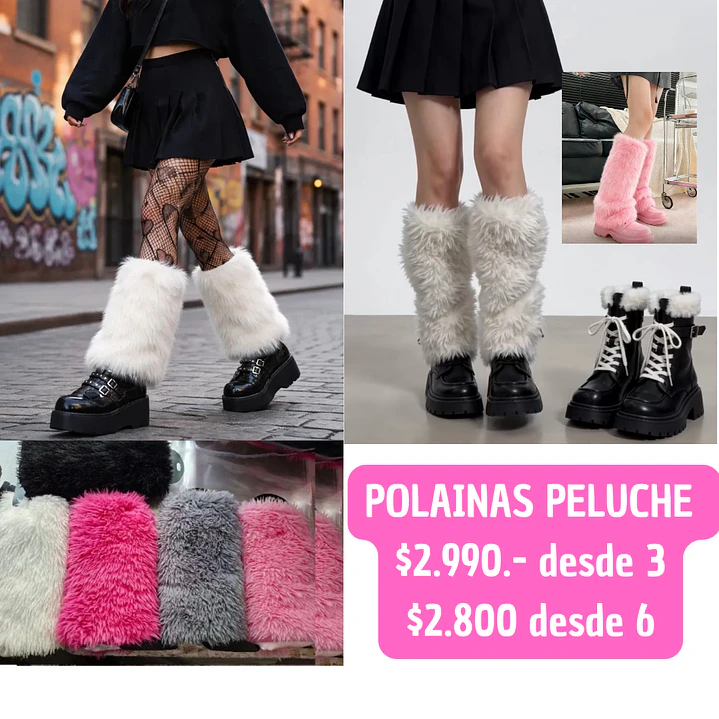 POLAINAS PELUCHE (3UNID) 1