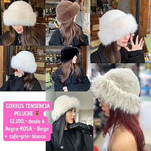 GORROS RUSOS SURTIDO (6UNID)