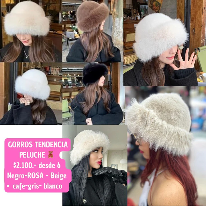 GORROS RUSOS SURTIDO (6UNID) 1