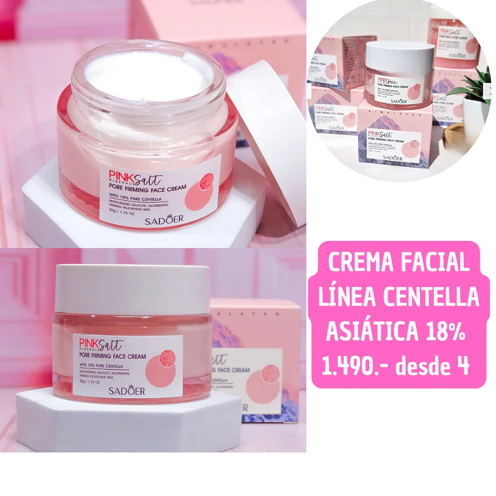 CREMA FACIAL LINEA CENTELLA ASIATICA (4UNID) 1