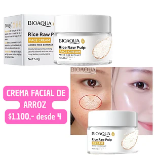 CREMA FACIAL LINEA ARROZ (4UNID)