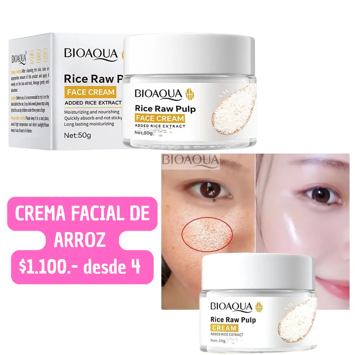 CREMA FACIAL LINEA ARROZ (4UNID) 1