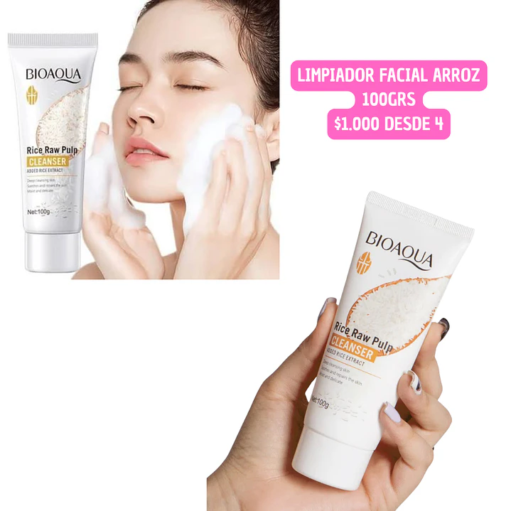 LIMPIADOR FACIAL LINEA ARROZ (4UNID) 1