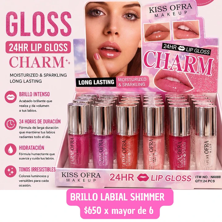 BRILLO LABIAL SHIMMER (6 UNID) 1