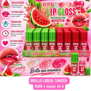 GLOSS SANDIA (6 UNID)
