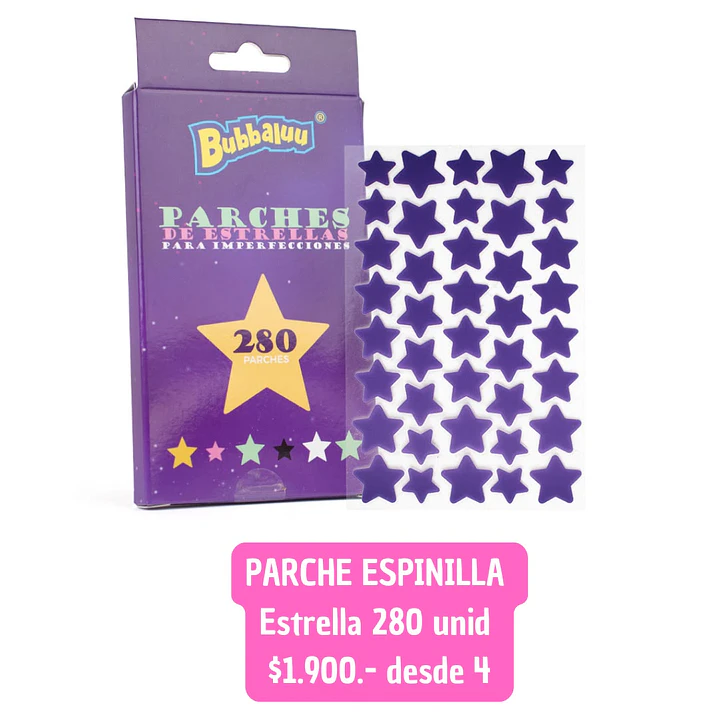 PARCHE ESPINILLA 280 UNID BUBBALUU (4UNID) 1