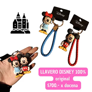 LLAVEROS DISNEY ORIGINALES  (DOCENA)