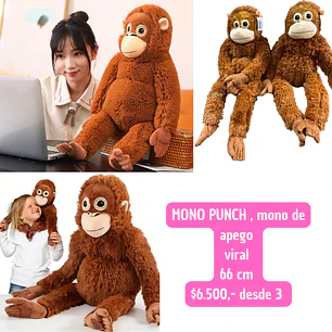MONO PUNCH, MONO APEGO DUPE (3 UNID)