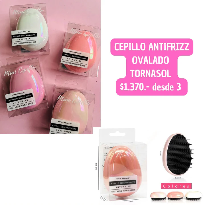 CEPILLO ANTIFRIZZ TORNASOL (3 UNID) 1