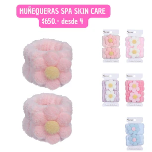 PACK  MUÑEQUERA SKIN CARE (4 UNID)