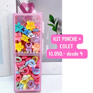 KIT PINCHE + COLET  (4 UNID)