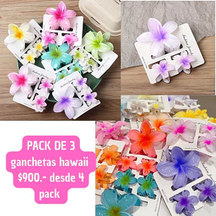 PACK DE 3 TRABA HAWAII (4 PACK)