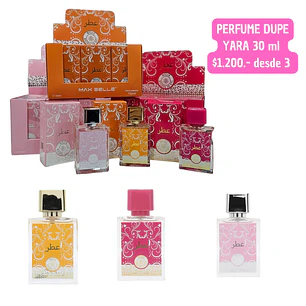 PERFUME DUPE YARA 30 ML (3 UNID)
