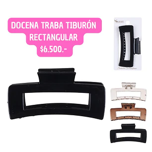 TRABA TIBURON RECTANGULAR (DOCENA)