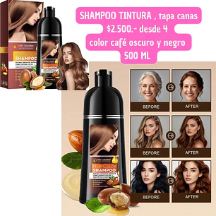 SHAMPOO TINTURA - TAPA CANAS (4 UNID)