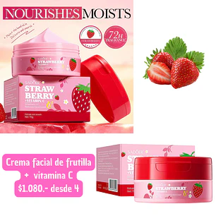 CREMA FACIAL FRUTILLA  (4UNID)