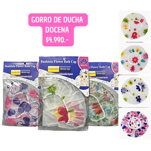 GORRO DE BAÑO DUCHA (DOCENA)