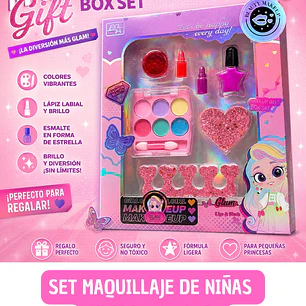SET MAQUILLAJE DE NIÑAS (3UNID)