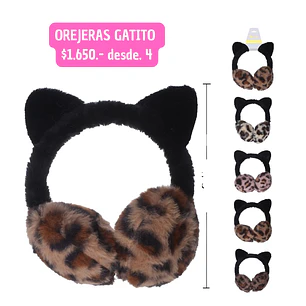 OREJERAS GATITO (4UNID)