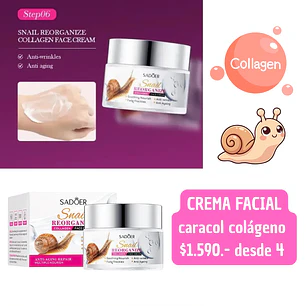 CREMA FACIAL CARACOL (4UNID)