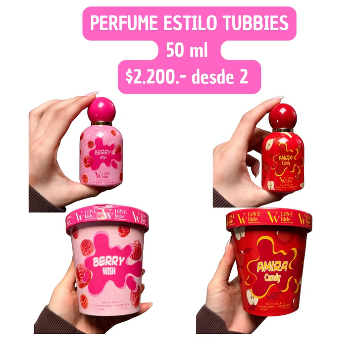 PERFUMES ESTILO TUBBIES 50 ML  (2UNID) 1