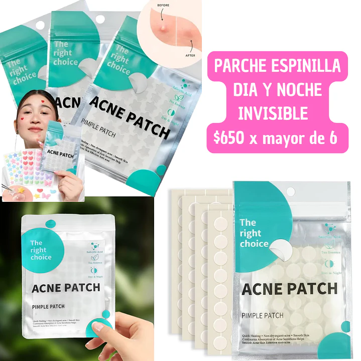 PARCHE ESPINILLA DIA Y NOCHE INVISIBLE (6UNID) 1