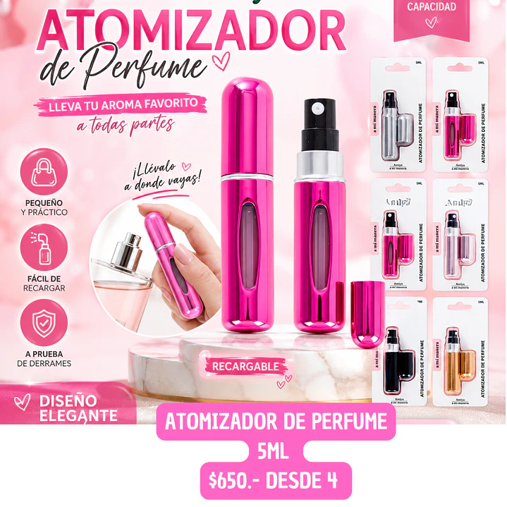 DISPENSADOR DE PERFUME 5ML (4UNID) 1