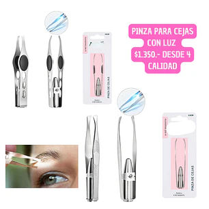 PINZAS CON LUZ  (4 UNID )