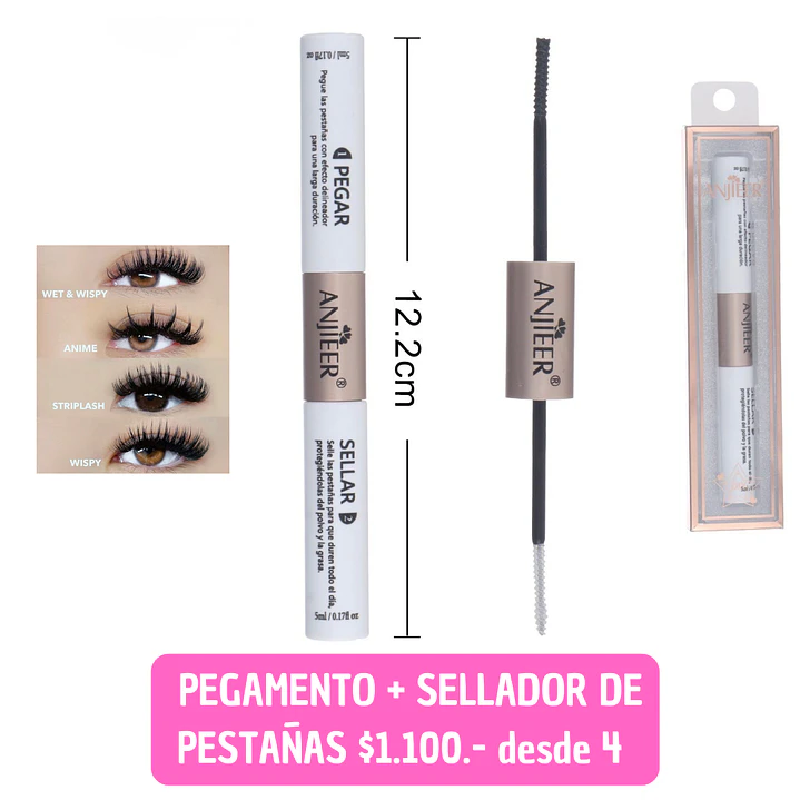 PEGAMENTO + SELLADOR DE PESTAÑAS (4UNID) 1