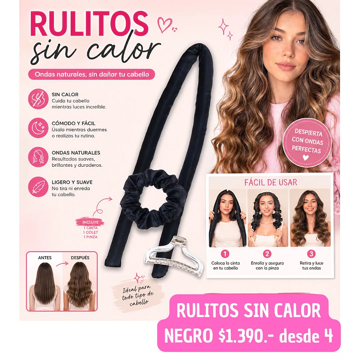 RULITOS SIN CALOR ANIMAL PRINT (4 UNID) 1