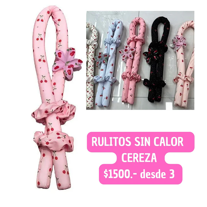 RULITOS SIN CALOR CEREZA (3 UNID) 1