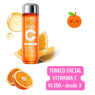 TONICO FACIAL VITAMINA C (3UNID)