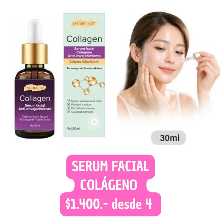 SERUM FACIAL COLAGENO (4UNID) 1