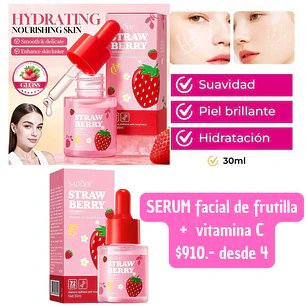 SERUM FACIAL FRUTILLA (4UNID)