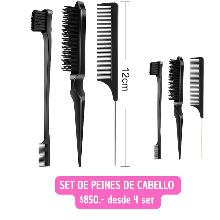 SET DE PEINES DE CABELLO (4UNID) 1