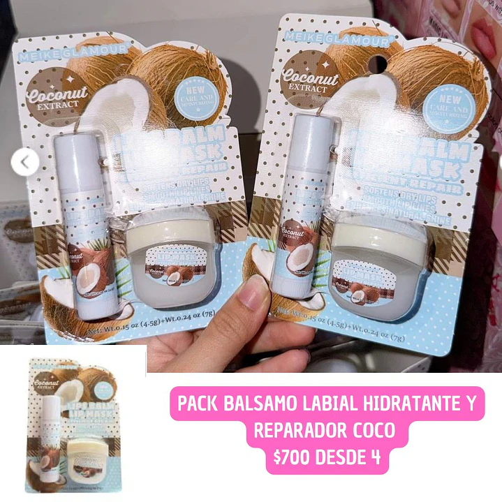 PACK BALSAMO LABIAL COCO (4UNID) 1