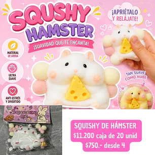 SQUISHY HAMSTER (4UNID)