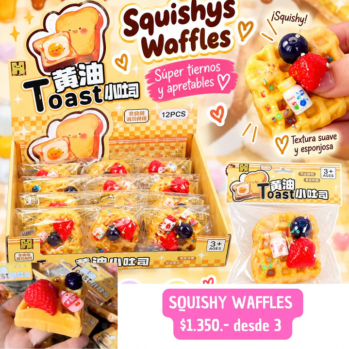  SQUISHY WAFFLES (3UNID) 1