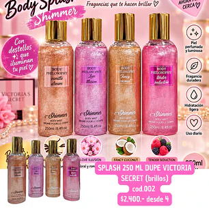 SPLASH DUPE VICTORIA SECRET COD.002 (4UNID)