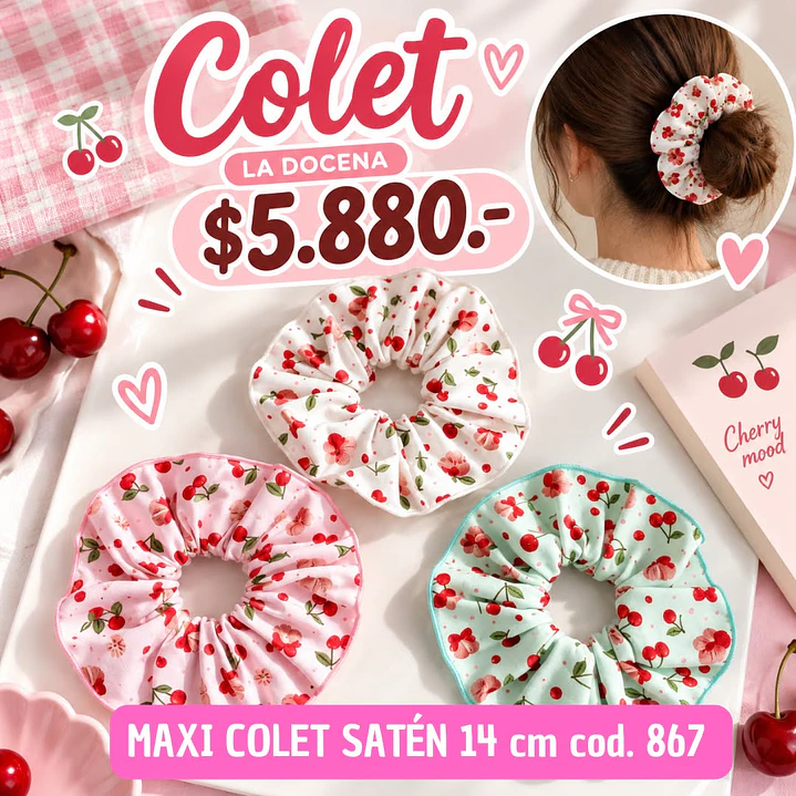 MAXI COLET CEREZA COD.867 (DOCENA) 1