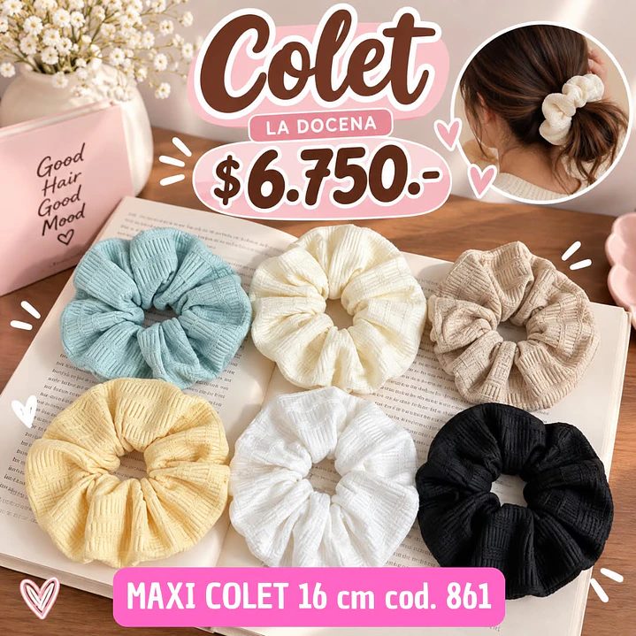 MAXI COLET PASTEL COD.861 (DOCENA) 1