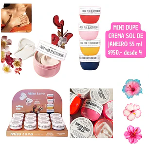 CREMA MINI DUPE SOL DE JANEIRO 55ML (4UNID)