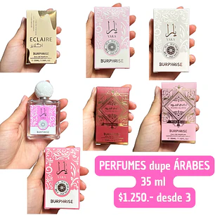 PERFUME DUPE ARABE 35 ML  (3UNID)