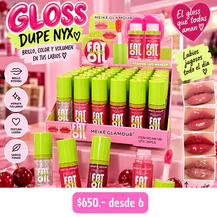 GLOSS DUPE NYX (6UNID)